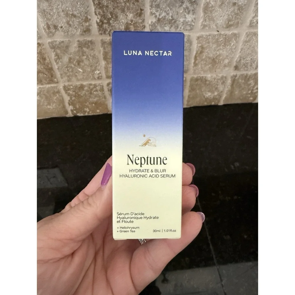 Luna Nectar Neptune Hydrate & Blur Hyaluronic Acid Serum 1.01 fl‎ oz NIB